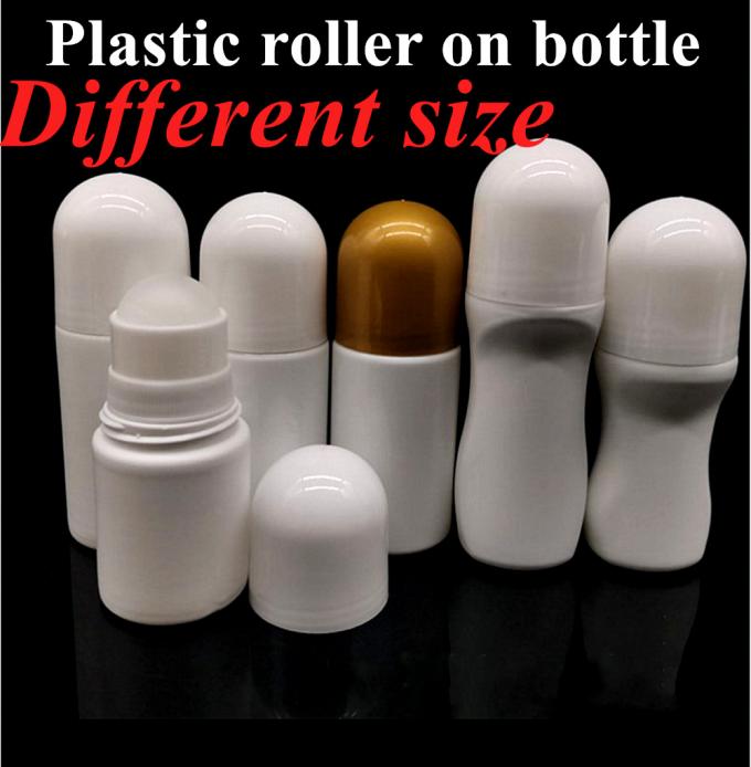 50ml 60ml 70ml Cheap HDPE Portable Travel Use Perfume Roll on Bottle Empty Deodorant Roller Containers