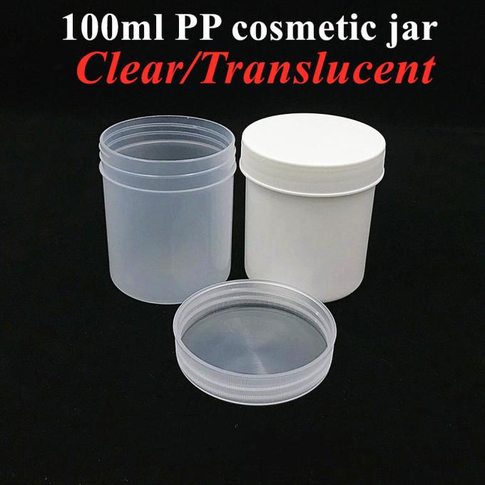 500ml 16oz 1000ml Empty Black in Stock Cosmetic Packaging Food Storage Body Hair Cream PP Plastic Container Jar