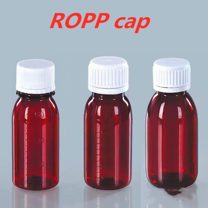 3oz 40z 5oz 100ml 250ml 500ml Wholesale Amber Pet Round Medicine Liquid Syrup Bottle with CRC Cap