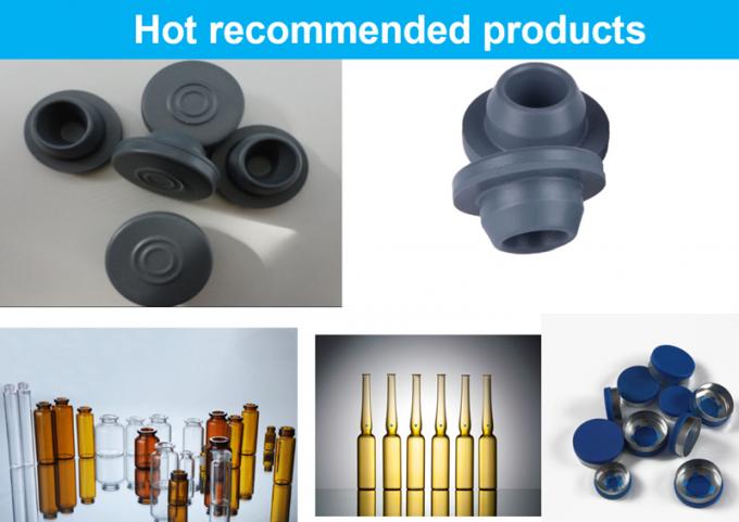 Empty 5ml 7ml 10ml Clear Small Sterilie Glass Bottle Pharmaceutical Tubular Glass Vial for Injection with Rubber Stoppers