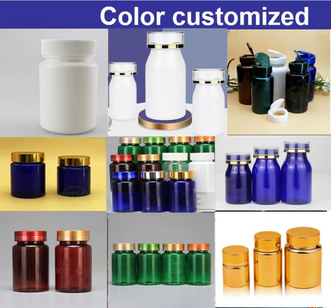 Cheap Food Grade 40ml 50ml Round HDPE White Pill Bottles Pharmaceutical Capsule Tablets Packaging Plastic Medical Bottle