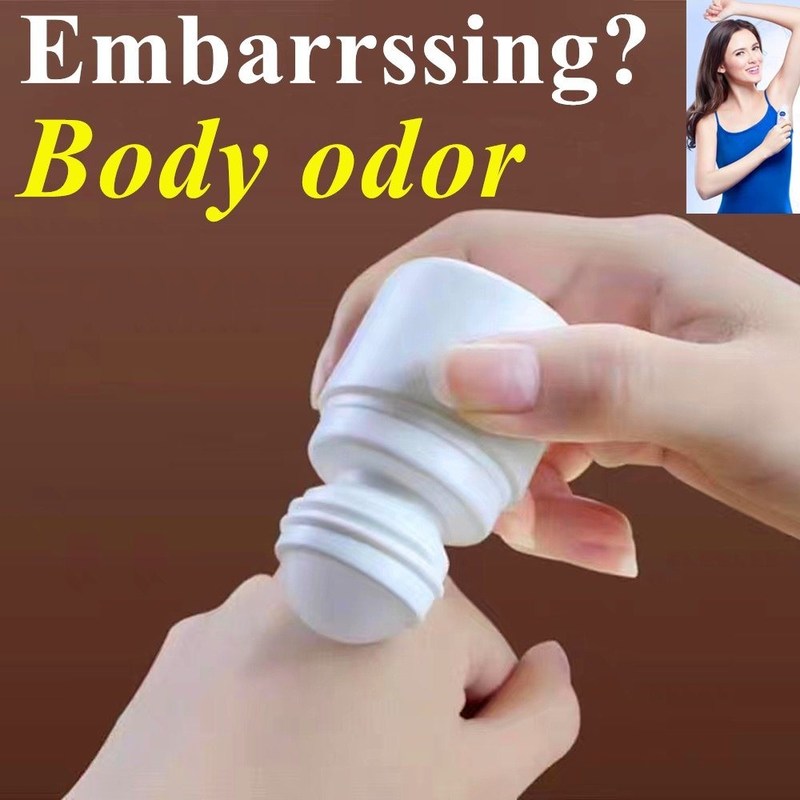 30 ml 50 ml 60 ml HDPE πλαστικό λευκό πλαστικό αποσμητικό αιθέρια έλαια ρολό σε φιάλη με ρόλο