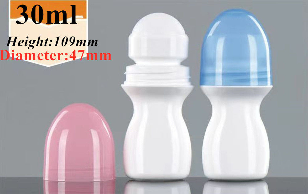 30 ml 50 ml 60 ml Επαναγεμιστέα κενά αιθέρια έλαια Αρώματα Ρολ στο μπουκάλι πλαστικό ρόλο στο μπουκάλι με πλαστικό ρόλο μπάλα