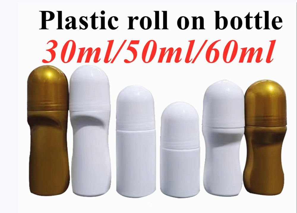 30 ml 50 ml 60 ml Επαναγεμιστέα κενά αιθέρια έλαια Αρώματα Ρολ στο μπουκάλι πλαστικό ρόλο στο μπουκάλι με πλαστικό ρόλο μπάλα