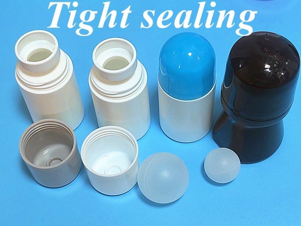 30 ml 50 ml 60 ml HDPE πλαστικό κυλίνδριο σε μπουκάλι αποσμητικού Άδειο μπουκάλι Νερό αποσμητικού Μπουκάλι με ρόλο