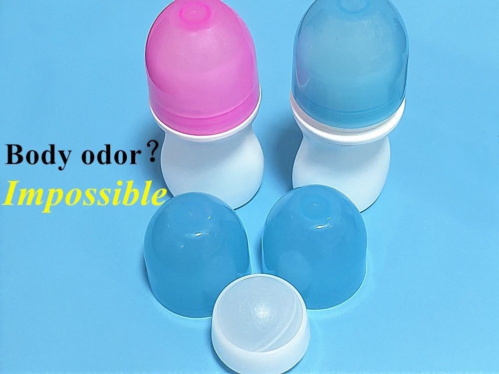 30 ml 50 ml 60 ml λευκό πλαστικό κυλίνδριο μπουκάλι HDPE κυλίνδριο μπουκάλι αποσμητικού κενό επαναγεμιστό φορητό ταξιδιωτικό κυλίνδριο σε μπουκάλι