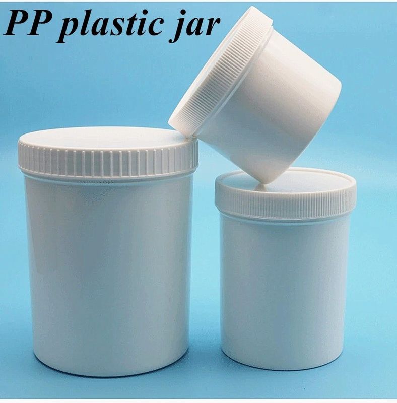 Προσαρμογή 150ml 250ml 500ml 950ml 1000ml Λευκό Μαύρο άδειο Μπλε Διαφανές PP Κρέμα κατσαρόλας με καπάκι