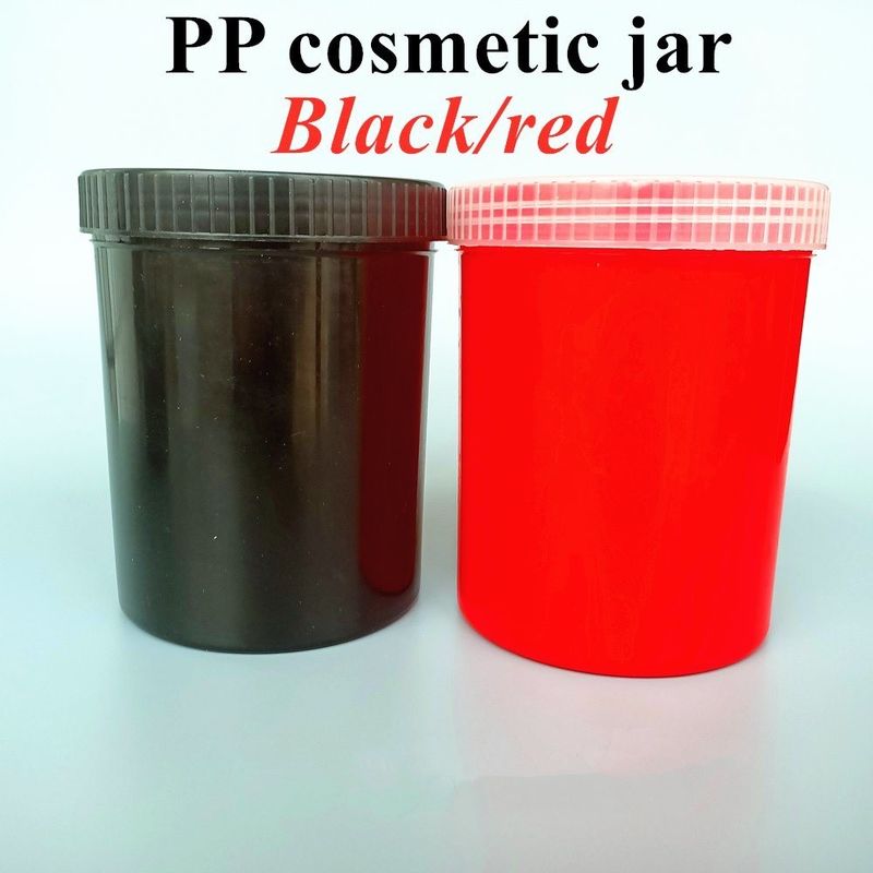 Προσαρμογή 150ml 250ml 500ml 950ml 1000ml Λευκό Μαύρο άδειο Μπλε Διαφανές PP Κρέμα κατσαρόλας με καπάκι