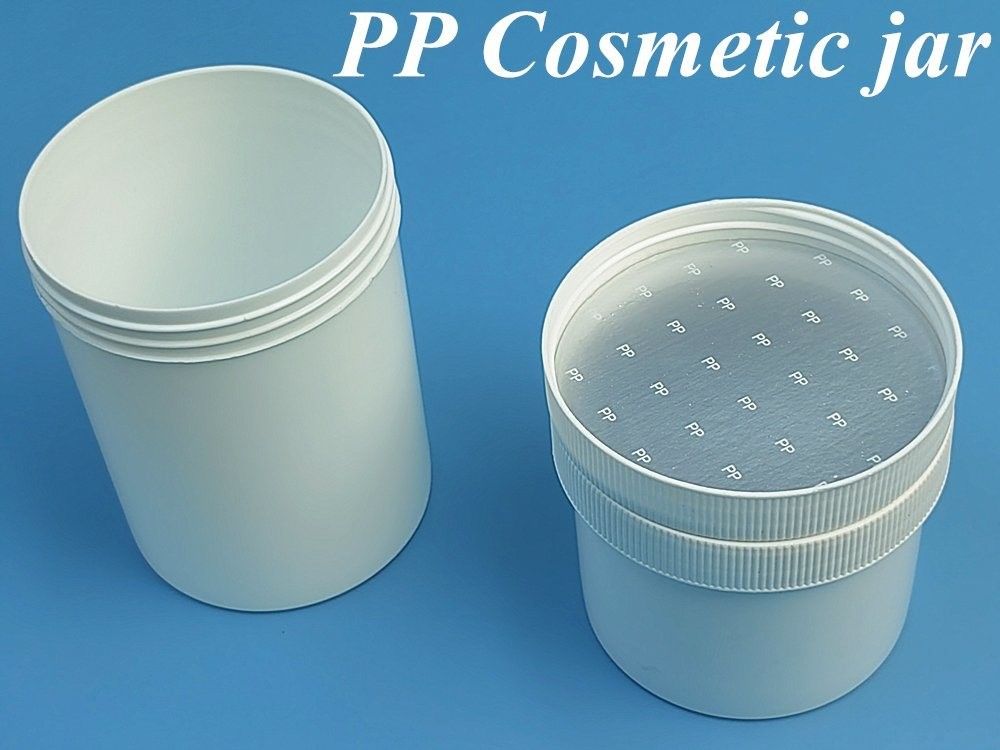 8oz 16oz 250ml 500ml λευκό μαύρο PP καλλυντικό πλαστικό βάζο για τα μαλλιά σώμα βούτυρο πλαστική αλοιφή πρόσωπο κρέμα καλλυντικό βάζο