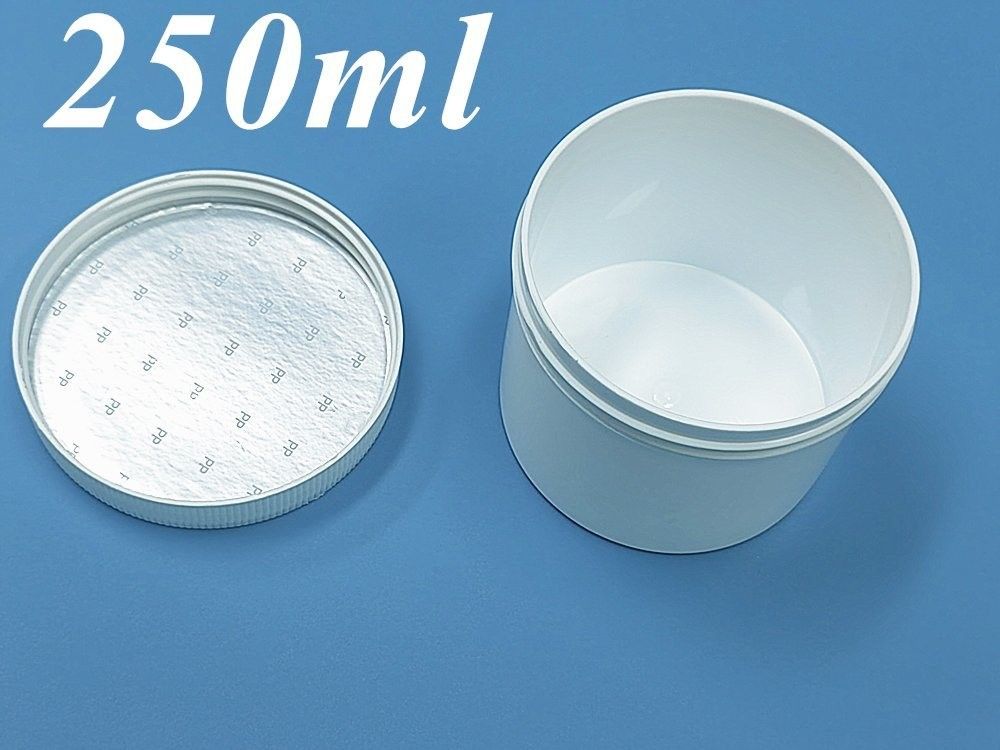 150 ml 250 ml 500 ml 1000 ml Wide Mouth Body Face Cream Jar White PP Ointment Περιέκτες πλατύ στόματος Κοσμητικά πλαστικό βάζο