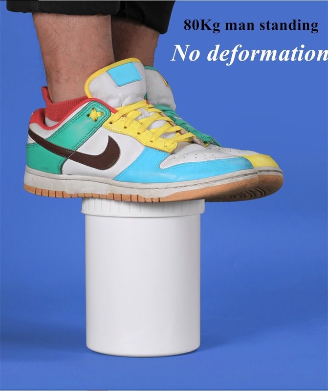 250g 500g κενό λευκό πλαστικό βάζο κρέμα περιέκτη για καλλυντικές συσκευασίες στρογγυλό βάζο κρέμα PP αλοιφή πλαστικό βάζο