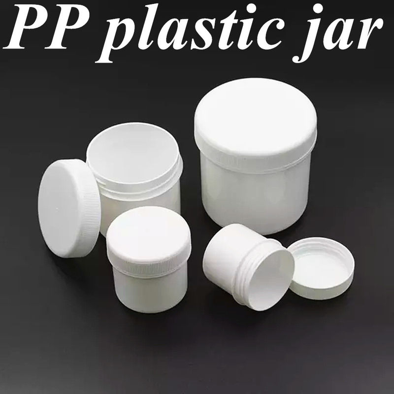 250ml 8oz 500ml 950ml 1000ml PP πλαστικό καλλυντικό Διαφανές Διαφανές λευκό βάζο πλαστική αλοιφή Κρέμα βάζο με καπάκι βίδας