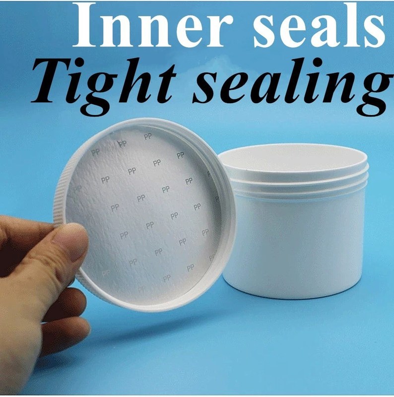 150 ml 250 ml 500 ml Κρέμα Καλλυντικών πλαστικό δοχείο pp συσκευασία καλλυντικών βάζο κρέμα με πλαστικό PP βίδα καπάκι