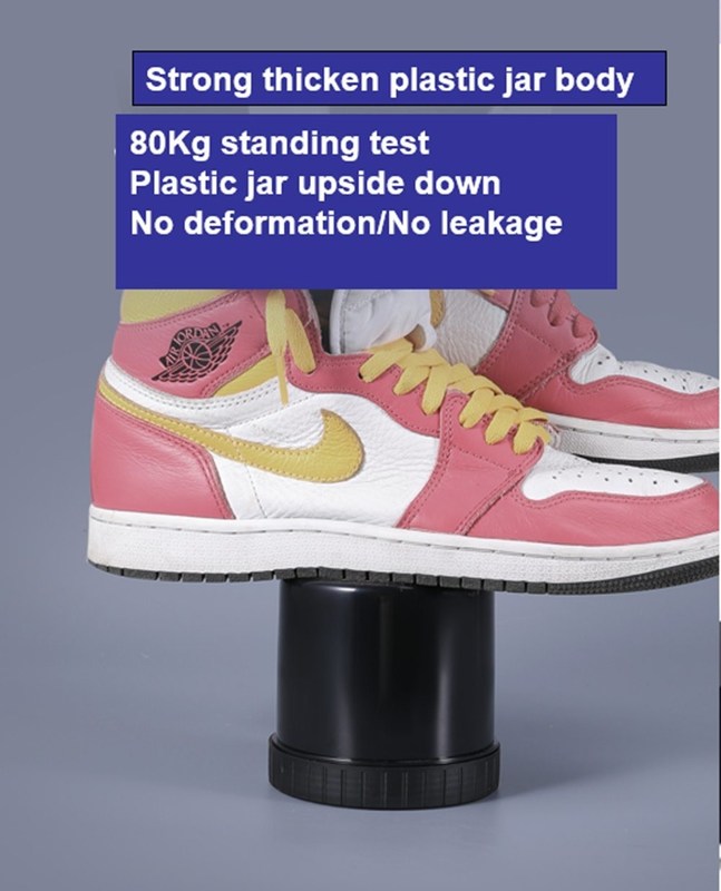 Ευρύ στόμα 150ml 250ml 500ml 1000ml PP πλαστικό βάζο Καλλυντική συσκευασία Μαλλιά κερί Σώμα καλλυντικό βάζο