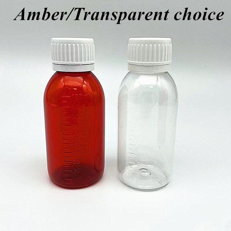 100 ml 120 ml 150 ml Στρογγυλό Άδειο Πλαστικό Φαρμακευτικό για Σκυλιά υγρό Οροφικό εναιώρημα Φιαλίδιο Κωνσταντινούργιο Φιαλίδιο Σιρόπι