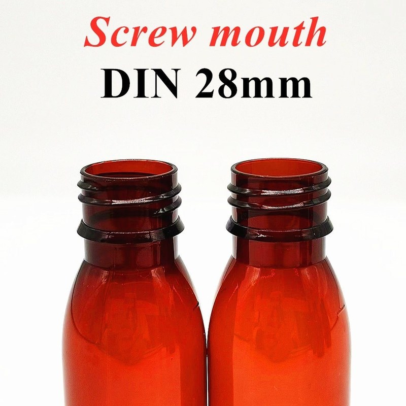 100 ml 120 ml 150 ml Καφέ πλαστικό φιαλίδιο για ζώα κτηνιατρικής κενό στρογγυλό στοματικό υγρό για ζώα κτηνιατρικής πλαστικό φιαλίδιο για το σιρόπι βήχα