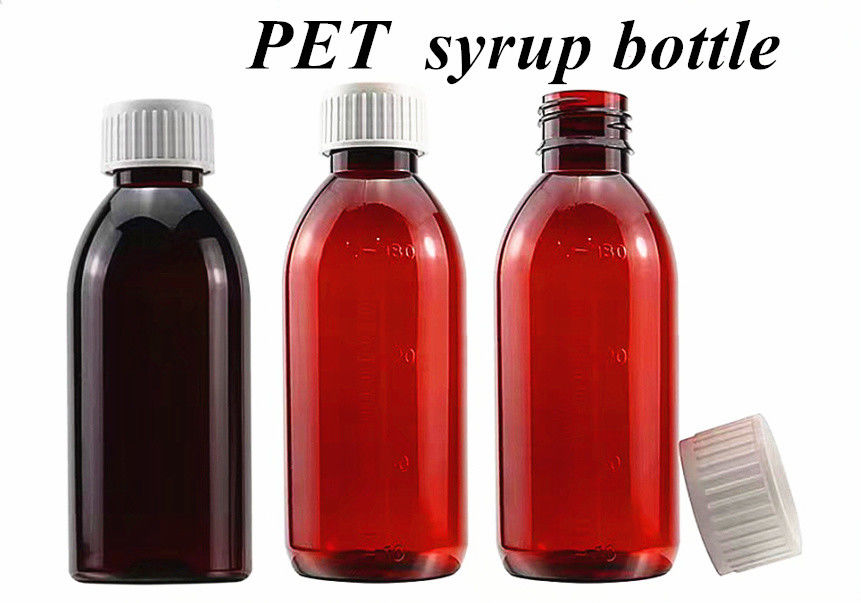 3oz 4oz 5oz Φαρμακευτικό δοχείο για κατοικίδια ζώα Άμπερ Στρογγυλό Φαρμακευτικό Φαρμακευτικό Φαρμακευτικό Φαρμακευτικό Σιρόπι