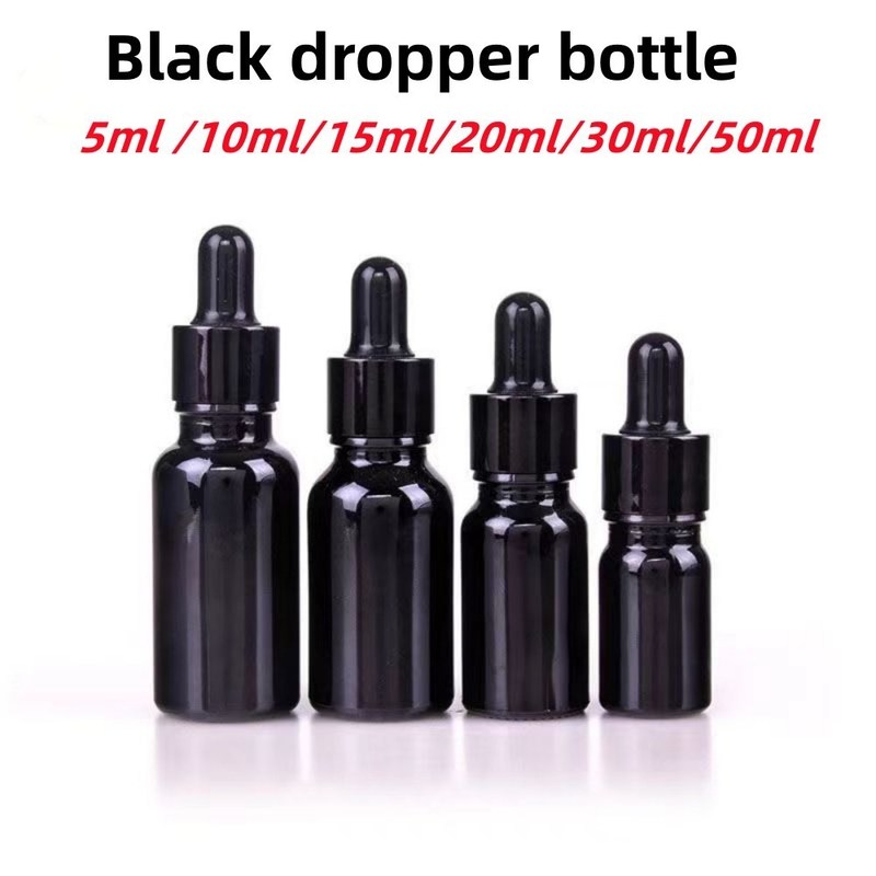 Χονδρικό Φθηνό 5ml 10ml 15ml 20ml 30ml 50ml Άδειες Σκοτεινές Μπουκάλες Αιθανών Ελαιών με σταγονόμετρο