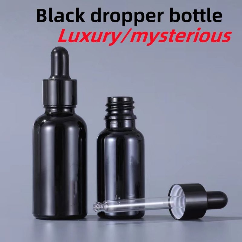 5ml 10ml 15ml 20ml 30ml 50ml 100ml Μπουκάλι με μαύρο αιθέριο έλαιο