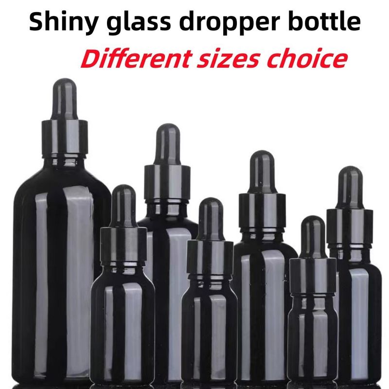 5ml 10ml 15ml 20ml 30ml 50ml 100ml Μπουκάλι με μαύρο αιθέριο έλαιο