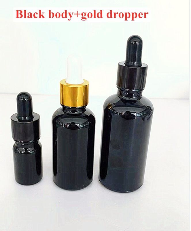 5ml 10ml 15ml 20ml 30ml 50ml 100ml Μπουκάλι με μαύρο αιθέριο έλαιο