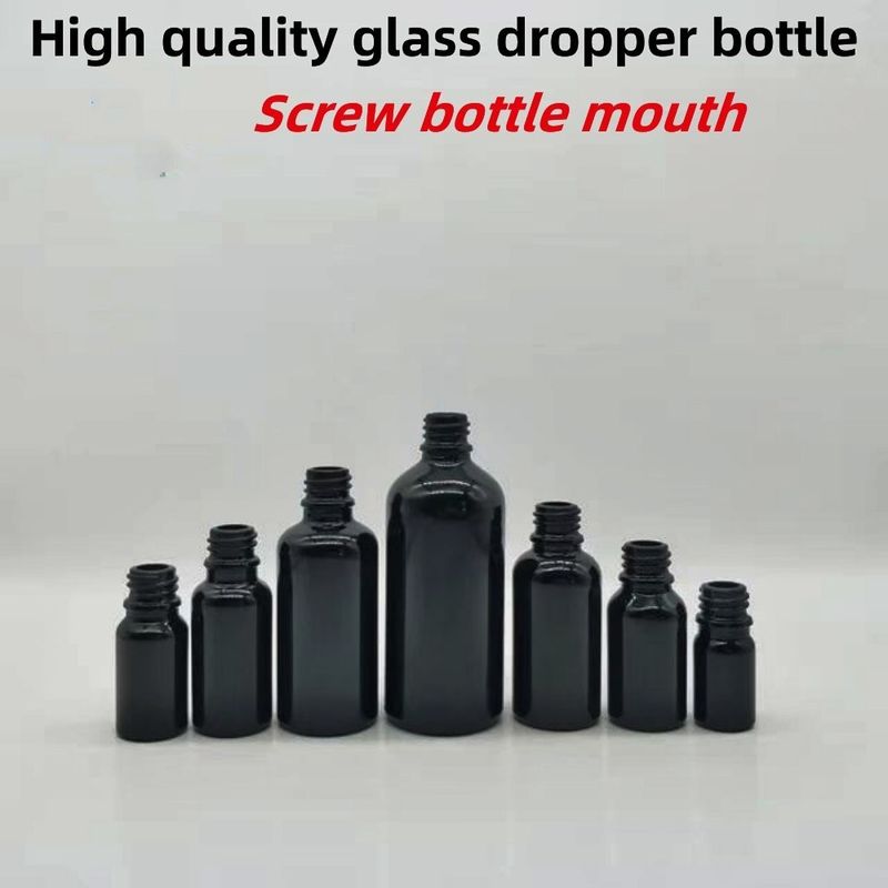 5ml 10ml 15ml 20ml 30ml 50ml 100ml Μπουκάλι με μαύρο αιθέριο έλαιο