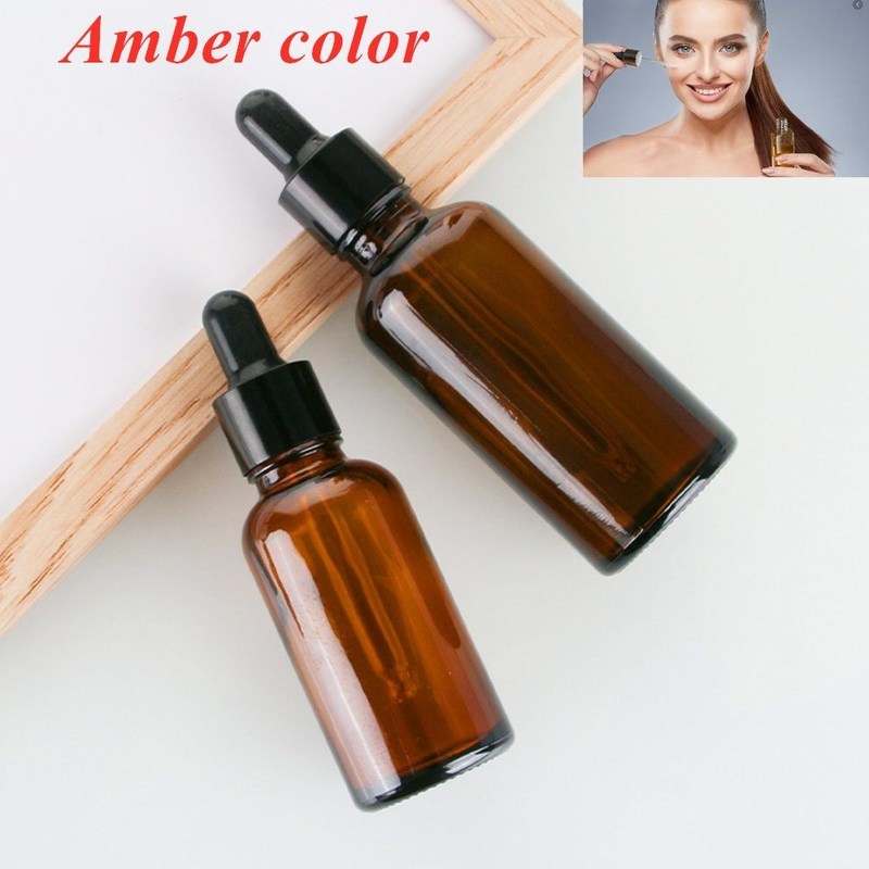 Καλλυντικά Προστασία του δέρματος 10ml 20ml 30ml 50ml 100ml Άδειο Στρογγυλό Κύκλιο Μπουκάλι σταγονιδιακού αιθέριου ελαίου