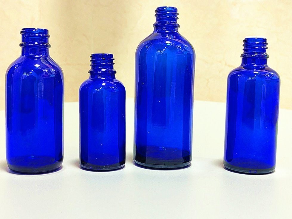 30 ml 50 ml 60 ml Κενό Στρογγυλό Μικρό Κοσμετικό Φιαλίδιο Μπλε διαυγές Ασθητικό Έλαιο Φιαλίδιο σταγονίδια Φιαλίδιο Φιαλίδιο