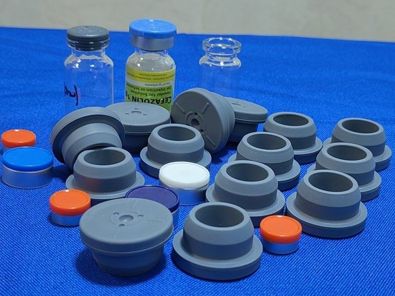 13mm 20mm 28mm Στεριλή Λυοφιλίωση Στερεοξηραμένο Bromo φαρμακευτικό καουτσούκ βουτυλίου για γυάλινο φιαλίδιο ένεσης
