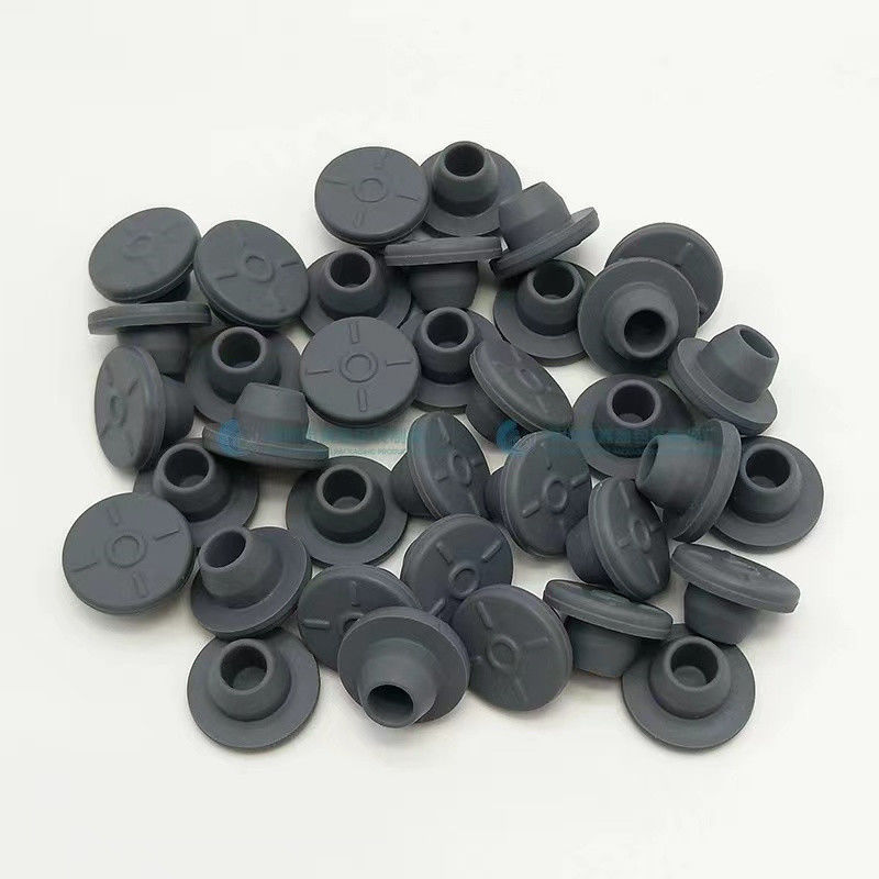 13mm 20mm 28mm γυάλινο φιαλίδιο ένεσης 20-α ιατρικό βουτυλικό ελαστικό φαρμακευτικό βρομοβουτυλικό ελαστικό πώμα για γυάλινο φιαλίδιο