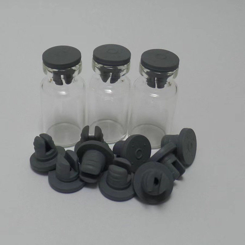 Συμμόρφωση GMP 13mm 20mm 23mm 28mm 32mm Στεριλή στρογγυλή ιατρική βουτυλική ελαστική θήκη για γυάλινη φιάλη έγχυσης