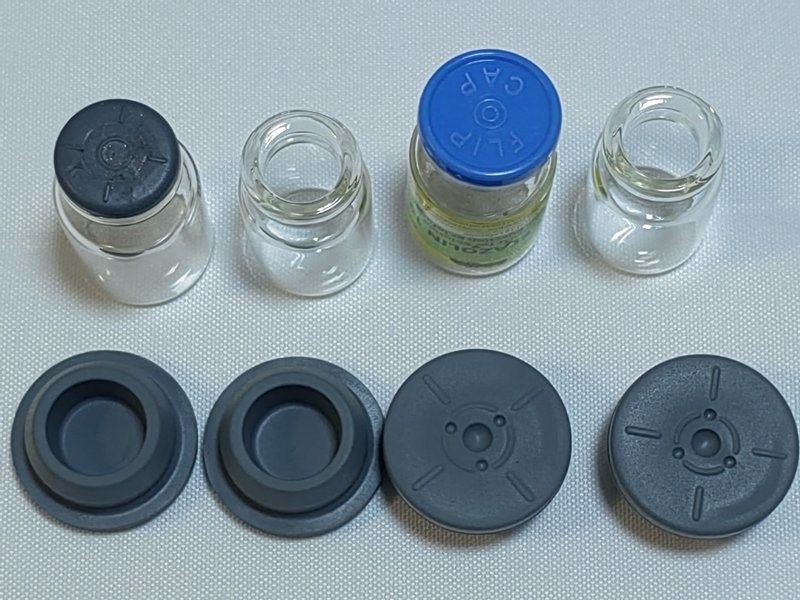 Κατεψυγμένο ξηρό γυαλί για ένεση Φιαλίδιο γυαλί μεγάλου όγκου Φιαλίδιο έγχυσης Χρήση Βρομοβουτυλ- βουτυλ- χλωροβουτυλ- ελαστικό καπάκι