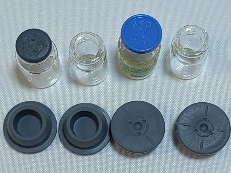 13mm 20mm 28mm Στεριλό ιατρικό βρωματοποιημένο ελαστικό καπάκι για γυαλί Φιαλίδιο ένεσης Αντιβιοτικό μπουκάλι