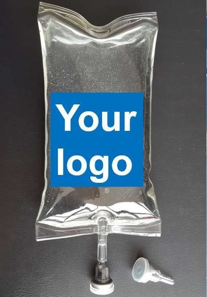 250 ml 500 ml 1000 ml σακούλα ένεσης μιας χρήσης Ιατρικό PVC Στεριλό Αλατικό IV υγρό διάλυμα PVC σακούλα ένεσης