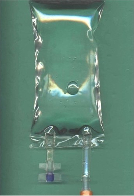 250 ml 500 ml Σύνθετο PVC σακούλι έγχυσης Μεγάλος όγκος Ενδοφλέβια υγρό για μία φορά