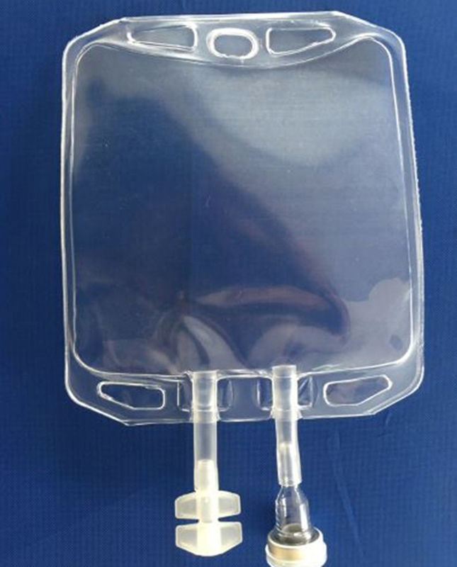 πλαστική ιατρική αποστειρωμένη σακούλα για έγχυση 100ml 250ml 500ml PVC Sodium Chloride Solution IV