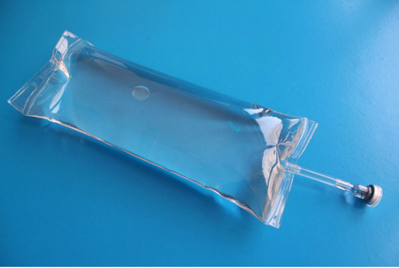 100 ml 250 ml 500 ml Μία θύρα Διπλή θύρα ιατρική PVC κενή IV σακούλα έγχυσης με πώμα PVC IV σακούλα υγρών