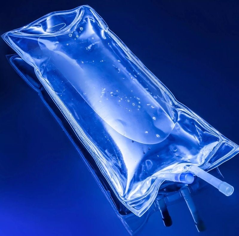 Ιατρικές σακούλες έγχυσης PVC μιας χρήσης 100ml 250ml 1000ml 2000ml Dehp Free IV σακούλες IV σακούλες υγρού διαλύματος