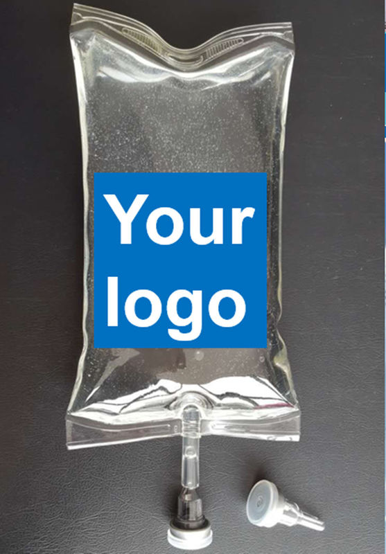 500 ml 1000 ml PVC Στεριώδη IV σακούλες PVC IV σακούλα μιας χρήσης πλαστικές ιατρικές αποστειρωμένες σακούλες