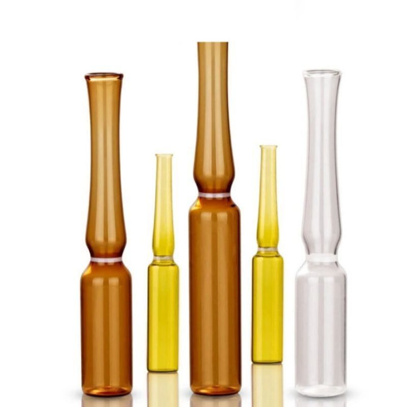 1ml5ml 10ml 20ml καλλυντικά φροντίδα του δέρματος φαρμακευτικά γυάλινη συσκευή χρώμα δαχτυλίδι λογότυπο εκτύπωση οθόνη εκτύπωση φόρμα Β φόρμα