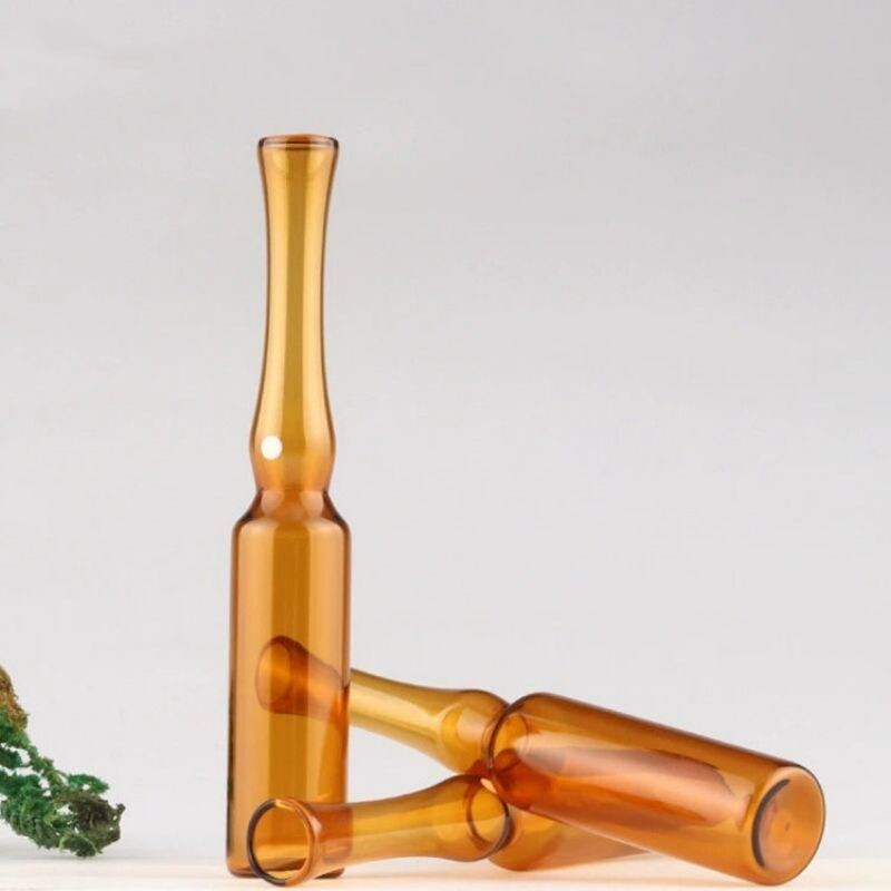 1 ml 2 ml 5 ml 10 ml YBB USP άδειες βροσιλικωμένες γυάλινες συσκευασίες για ένεση Διαφανής κίτρινος γυάλινος συσκευασία για φαρμακευτική χρήση