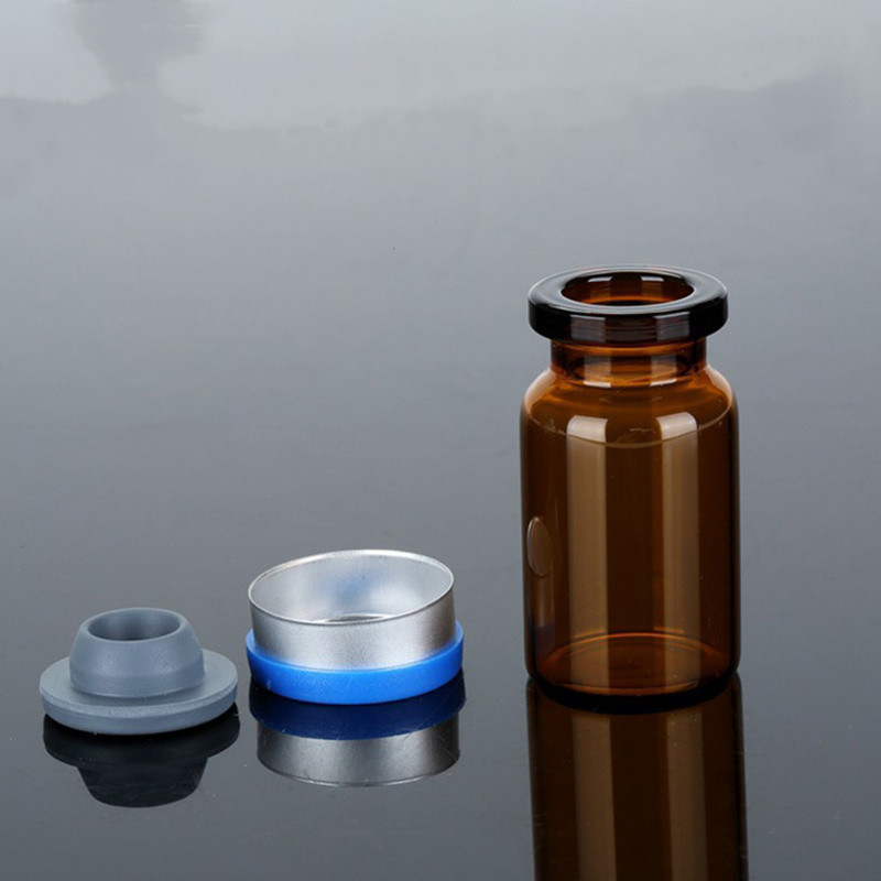 5 ml 7 ml 10 ml Διαυγές κεχριμπάρι χαμηλά ουδέτερο γυαλί βοροσιλικατικό σωληνώδες μικροσκοπικό γυάλινο φιαλίδιο για ένεση