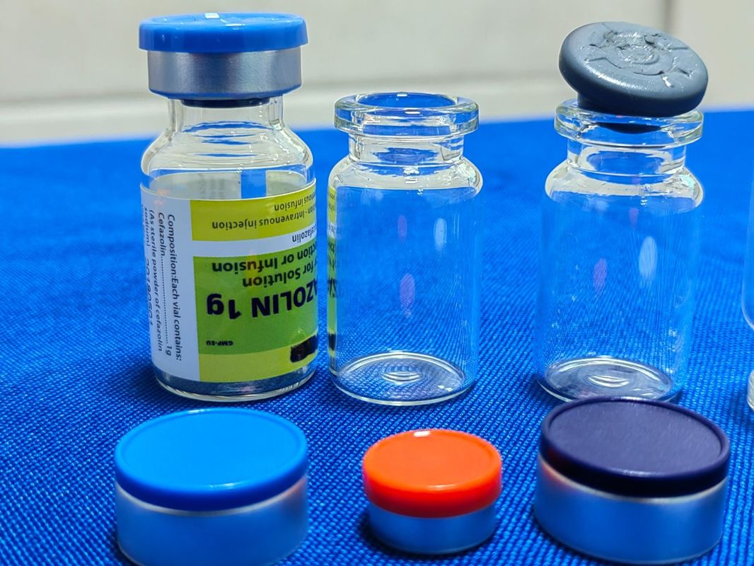 10 ml 20 ml Διαυγές Αμπεργόλινο Σόδα Κρέας Καθαρό Πλύσιμο Αποστεριωμένο Αποπυρογονωμένο γυάλινο φιαλίδιο ένεσης για αντιβιοτικά