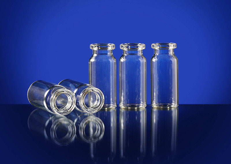 Κενά 5ml 7ml 10ml μικρά φαρμακευτικά γυάλινα μπουκάλια Διαφανές Αμπερό Ιατρικό φιαλίδιο σωληνωτό γυάλινο μπουκάλι