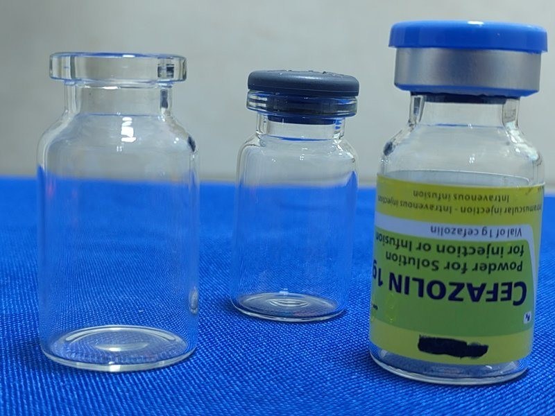 5 ml 7 ml 10 ml Διαυγές Αποστειρωμένο Φαρμακευτικό Φιαλίδιο από γυαλί για ενέσιμα