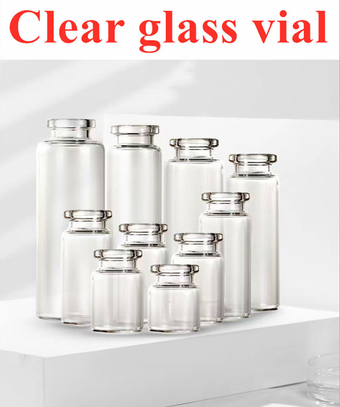 5 ml 7 ml 20 ml βροσιλικωμένο γυάλινο φιαλίδιο αποστειρωμένο διαυγές 10 ml φιαλίδια με καπάκια