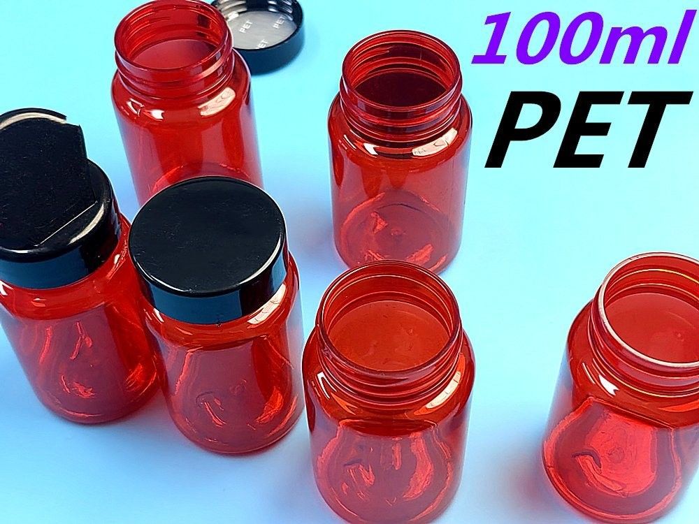 100 ml 150 ml Φαρμακευτικό μπουκάλι PET Βιταμίνες Καψούλες Πισκία Πισκία Συμπλήρωμα Πλαστικών Καψουλών Φαρμακευτικό μπουκάλι Υγείας