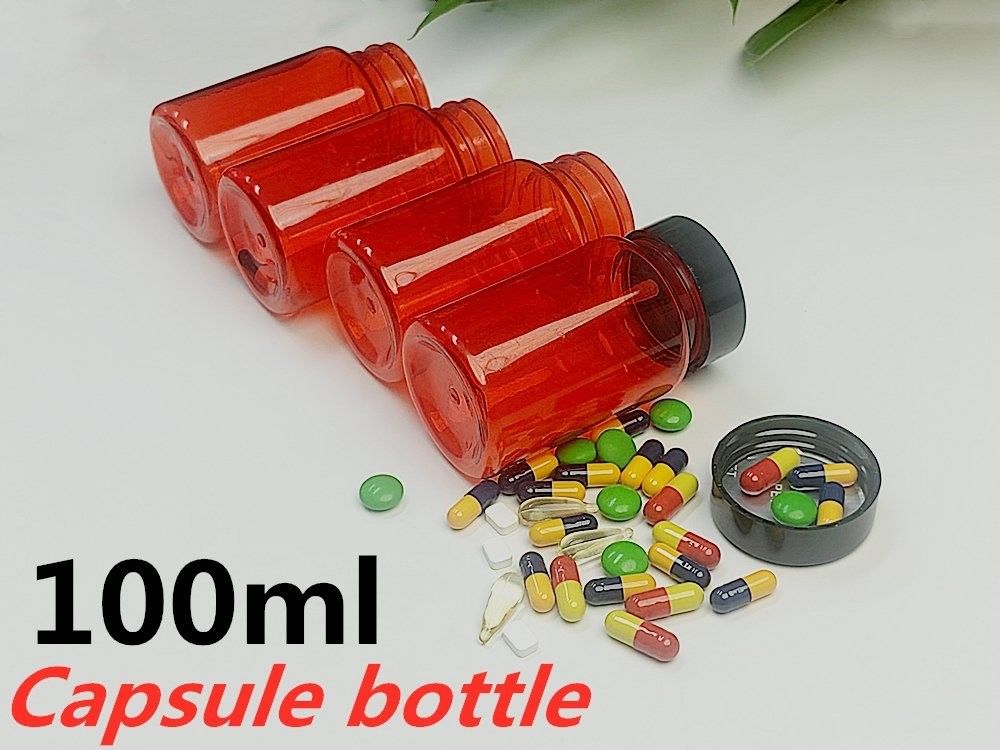100 ml 150 ml Φαρμακευτικό μπουκάλι PET Βιταμίνες Καψούλες Πισκία Πισκία Συμπλήρωμα Πλαστικών Καψουλών Φαρμακευτικό μπουκάλι Υγείας