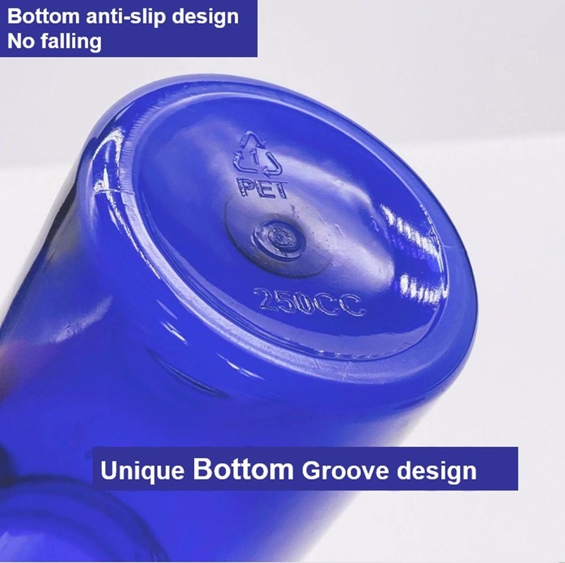 Φαρμακευτικά 100ml 120ml 175ml Μπλε ΠΕΤ Πιστάκια πλαστικών Καψάκια Φιαλίδιο Υγεία Φαρμακευτικά δισκία Φιαλίδιο με καπάκι βίδας