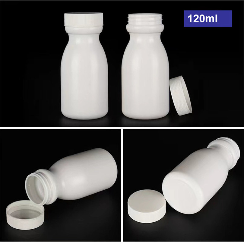 50 ml 120 ml 150 ml Άδειο Λευκό HDPE Πιστολόγιο Συσκευή Φαρμάκων Βιταμίνες Καψούλες Φαρμάκων Αποθήκευση Πλαστικό φάρμακο Φιάλο HDPE M